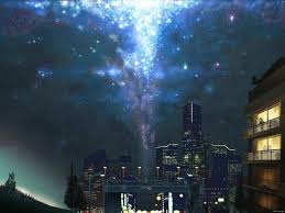 Hd wallpapers and background images. Anime Night Sky City Stars Hd Wallpapers Desktop And Mobile Images Photos