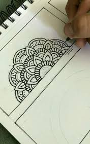 Pin By Kardelen Incee On Ozel Mandala Art Lesson Easy Mandala Drawing Mandala Design Art