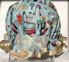 London Calling Luxury Waterproof Shower Cap Waterproof Waterproof Shower Cap Shower Cap Shower Hat