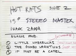 It must be a camel (frank zappa intro) by olli rocca. Frank Zappa Hot Rats