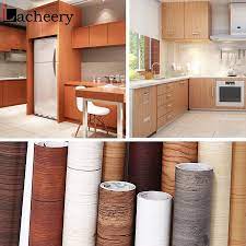 1m 2m Waterproof Wood Vinyl Wallpaper Roll Self Adhesive Contact Paper Doors Cabinet Desktop M Wallpaper For Kitchen Cabinets How To Waterproof Wood Wood Vinyl