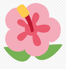 The flower looks as though it is laying on something. Pink Flower Emoji Png Discord Flower Emoji Free Transparent Png Images Pngaaa Com