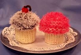 Is there a knitting pattern for a cupcake hat? Knitting By The Sea Knitted Food