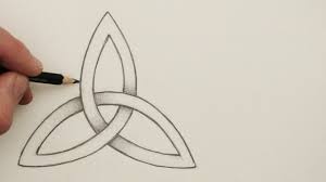 How To Draw A Celtic Knot: The Triquetra, Step By Step - Youtube