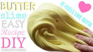 Diy Cute Life Hacks Butter Slime Recipe With Cornstarch How To Make Tutorial Youtube Butter Slime Recipe Slime Recipe Slime Butter