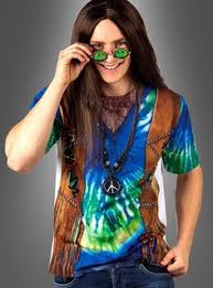 Bedrucktes Hippie Shirt Bei Kostumpalast De 70er Jahre Kostum Hippie Hemd Und Hippie Shirt