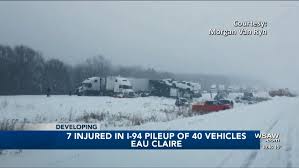40 Vehicles Involved In I 94 Pileup