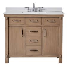 Find laundry sink utility sinks at lowe's today. Home Decorators Collection Bellington 42 Inch W X 22 Inch D Vanity In Almond Toffee With M The Home Depot Canada