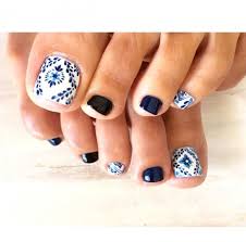 Black And Blue Toe Nail Designs White Navy Black Toe Nail Nailart Naildesign Nailarts Instanail Art Clearnail Nailsbymiyuki Hawaiinail T Blue Toe Nails Pretty Toe Nails Toe Nail Art