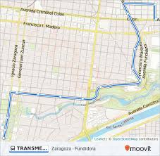Le linee del sistema metropolitano regionale del gruppo eav: Transmetro Route Time Schedules Stops Maps Estacion De Metro Parque Fundidora Estacion Del Metro Linea 2 Zaragoza