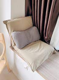Low chair floor seat folding japanese style cushion back support legless for sale online | ebay. Muji Legless Floor Chair And Backrest Cushion Furniture Tables Chairs On Carousell
