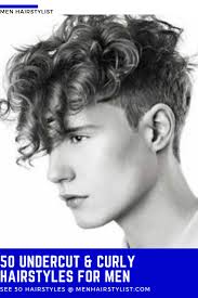 50 Undercut with Curly Hair Styles for Men to Look Bold