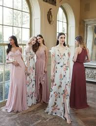 Jenny Yoo Collection 2018 Bridesmaids Featuring Romantic Long Luxe Mismatched Chiff Bridesmaid Dresses Mismatched Bridesmaid Dresses Floral Bridesmaid Dresses