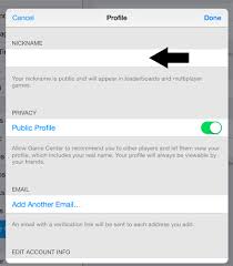You should your nickname and, if you played with other people, list of them as well as the list of your game center friends. Change Nickname For Game Center Ios 7 Help Ios7
