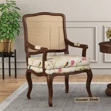 Check out our wooden arm chair selection for the very best in unique or custom, handmade pieces from our living room furniture shops. Arm Chairs Buy Wooden Arm Chair Online In India At Low Price Wooden Street
