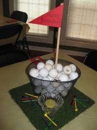 A golf theme retirement party provides great opportunities and ideas to make the retiree feel special. Pin By Marisa Esch On Retirement Golf Birthday Party Golf Theme Party Happy 60th Birthday