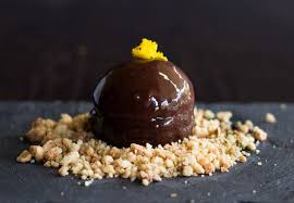 Chocolate Mousse Dome Cake With Hazelnut Crumb G Day Souffle Recipe Chocolate Mousse Chocolate Mousse Recipe Desserts