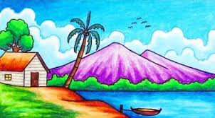10 gunung dengan pemandangan terindah di indonesia. 25 Contoh Gambar Pemandangan Gunung Referensi Menggambar