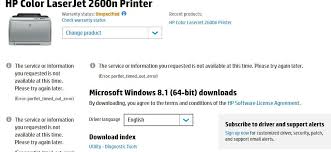 Mit diesem drucker können sie ihre dokumente und fotos in bester qualität drucken. Solved Hp 2600n Driver Tech Support