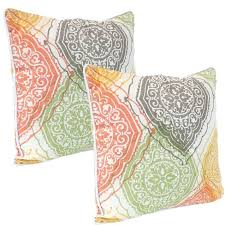 There are 242995 throw square pillows for sale on etsy, and they cost $21.33 on average. Sunnydaze Indoor Outdoor Polyester Decorative Square Throw Pillows 16 Muted Damask Mandalas 2pk Target