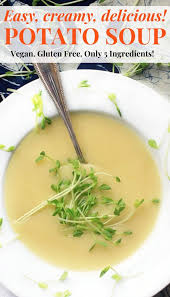 5 Ingredient Healthy Potato Leek Soup Vegan Gluten Free Recipe Potato Leek Soup Leek Soup Healthy Potato Leek Soup