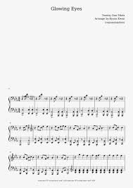 Glowing Eyes Sheet Music Composed By Twenty One Pilots Music Free Transparent Png Download Pngkey