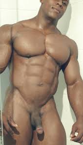 Naked black muscle man - 71 photo