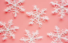 A snowflake is a single ice crystal that has achieved a sufficient size, and may have amalgamated with others, then falls through the earth's atmosphere as snow. Wallpaper Winter Snowflakes Background Pink Christmas Pink Winter Background Snowflakes Images For Desktop Section Tekstury Download