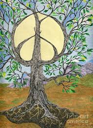 Peace Tree Of Life Painting Peace Tree Of Life Fine Art Print Peace Art Tree Art Tree Of Life Art