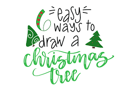Click record or press 'r'. 6 Easy Ways To Draw A Christmas Tree Amy Latta Creations