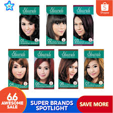 Kelebihan rani henna cream pewarna rambut alami ini bisa bertahan lama dan tudak mudah pudar. Shurah Pewarna Rambut Dengan Pelindungi Uv Halal Shopee Malaysia