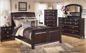 Ashley ralene 6pc bedroom set queen upholstered storage bed dresser mirror two nightstand chest in dark brown. Ashley Furniture King Bedroom Set Novocom Top