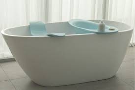 The seats are built with heavy duty plastic and stainless steel hinges for safety and durability. Bath Cradle The Most Comfortable Doggy Bathtub Digsdigs