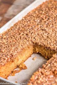An Easy 1 Bowl 9x13 Cake With That Is Extra Moist This Amish Cake Recipe Has A Butter Brown Sugar Nut Topping 9x13 Cake Recipe Breakfast Cake Yummy Cakes