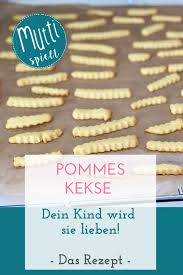 Und natürlich schmecken auch die selbstgemachten amerikaner wie vom bäcker, nur eben besser 😉 Susse Pommes Kekse Das Schnelle Einfache Rezept Zum Backen Mit Kindern So Geht S Probiere E Rezepte Zum Backen Backen Mit Kindern Einfache Rezepte Backen