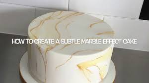 Black And Gold Marble Cake How To Create A Subtle Marble Effect Cake Fondant Cake Tutorial Cake Icing Cake Design