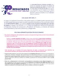 Unam, direccion general de administracion escolar, servicios escolares, concursos de ingreso a la unam, administracion escolar. Resultados Unam Universidad Educacion A Distancia