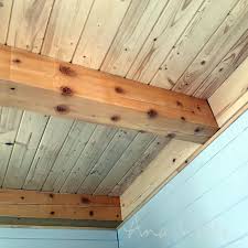 Diy Loft Floor Wood Ceiling For Our Alaska Lake Cabin Wood Ceilings Loft Flooring Lake Cabins