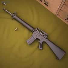 The m16a4 is chambered to fire the 5.56x45mm (.223) nato cartridge. Colt M16a4 3d Model Weapon On Hum3d