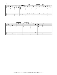 Mexican Hat Dance Sheet Music For Guitar 8notes Com