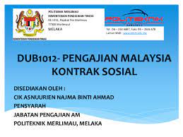 P e n g a j i a n m a l a y s i a bab 2 : Pdf Dub1012 Pengajian Malaysia Kontrak Sosial Aufa Azri Academia Edu