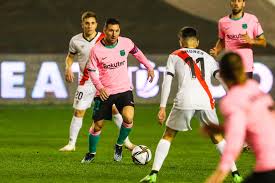 Incluso tras partir de la sagrada bota izquierda de messi. Watch Lionel Messi Equalises For Barcelona Against Rayo Vallecano In The Copa Del Rey Football Espana