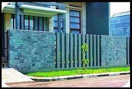 Kami, sinergistone.com mengirim batu andesit untuk desain gambar pagar rumah minimalis batu alam anda melalui ekspedisi sendiri dengan angkutan truck atau pickup. 17 Desain Pagar Batu Alam Untuk Rumah Minimalis Modern Mewah Ideas Fence Design Boundary Walls Compound Wall Design