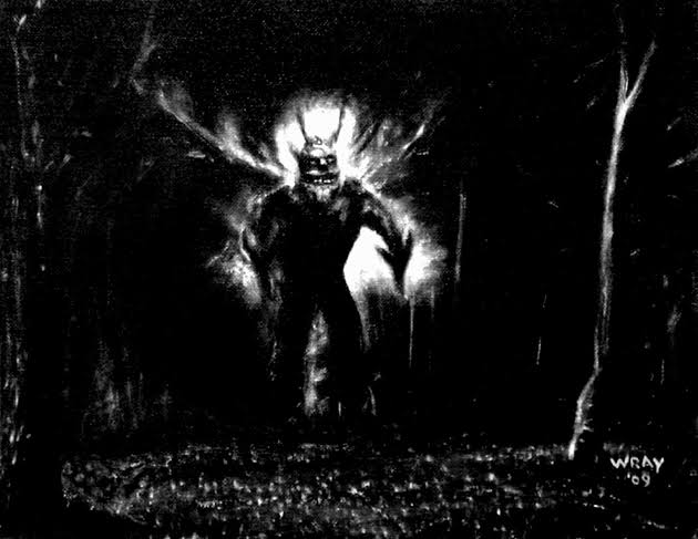 Scene From CURSE OF THE DEMON (1957) Painting by Gary Wray (me) - 2009 :  r/ClassicHorror