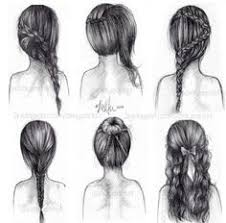 Art Back Braid Bun Draw Drawing Drawings Draws Girl H Hair How To Learn Like Long Hair Art B Hair Illustration Hair Sketch How To Draw Hair