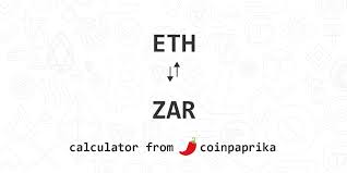 Eth To Zar Calculator Convert Ethereum To South African Rand Over 2500 Currencies Coinpaprika