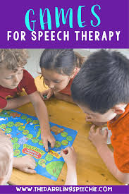 This form of therapy uses exercises to help enhance the ability of the child to speak. Games For Speech Therapy Thedabblingspeechie