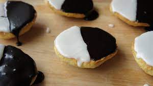 Beat together butter and sugar in a large bowl with an electric mixer. How To Make Black And White Cookies Youtube
