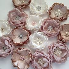 Fabric Flower For Diy Etsy Fabric Flowers Diy Fabric Flower Bouquet Flower Crafts