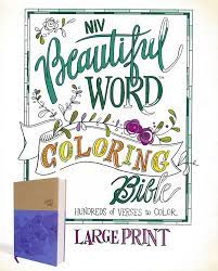 Coloring pages from niv beautiful word coloring bible. Niv Beautiful Word Coloring Bible Large Print Imitation Leather Purple And Tan 9780310447061 Christianbook Com